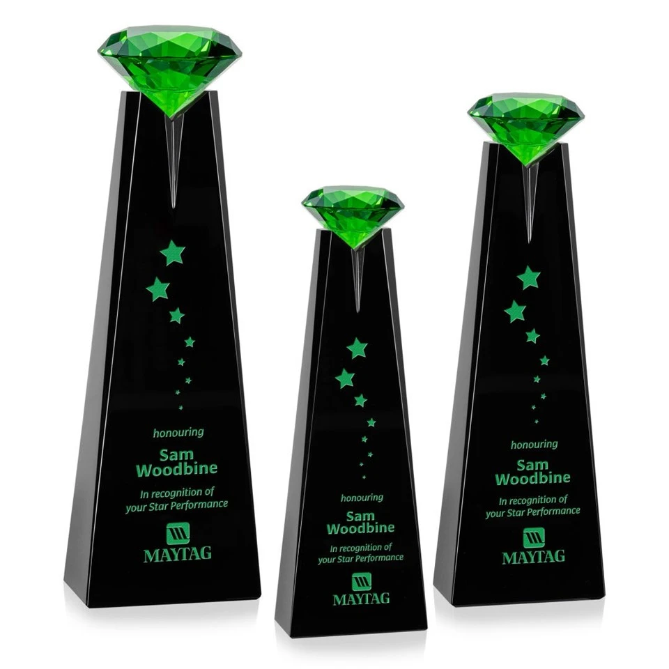 Green Crystal Diamond Trophy