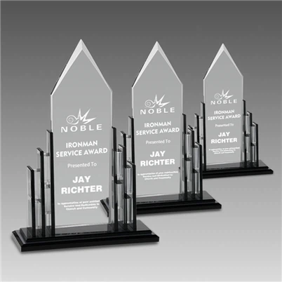 Crystal Regal Tower Plaque Awards