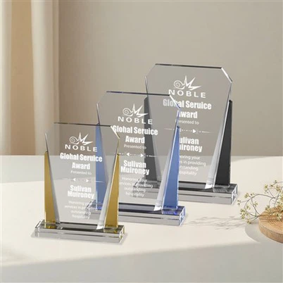 Igishushanyo cya Crystal Plaque Igikombe